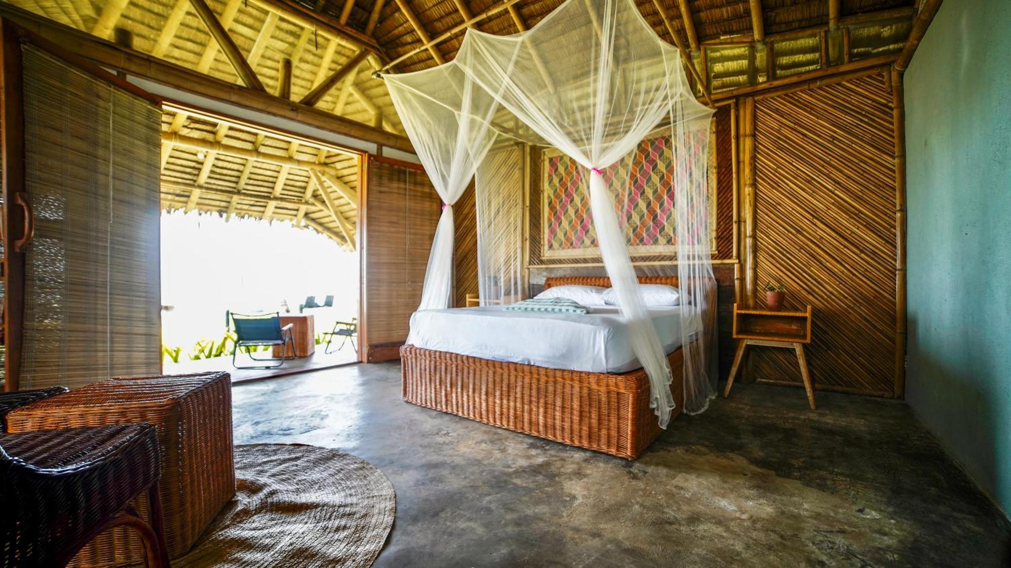 Eco Sanctuaries Nature Lodge Nacpan Beach, 爱妮岛 外观 照片