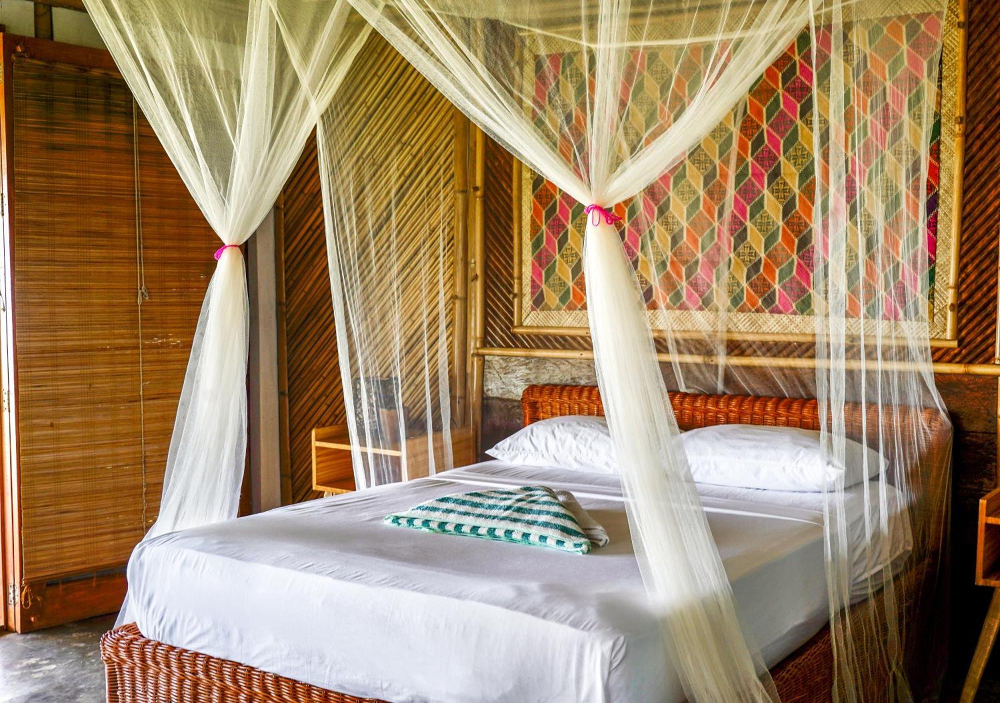 Eco Sanctuaries Nature Lodge Nacpan Beach, 爱妮岛 外观 照片