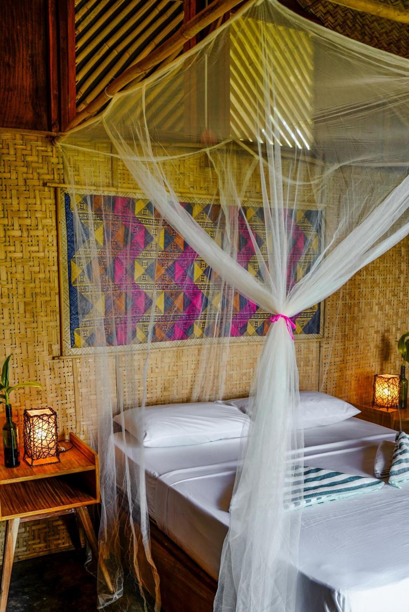 Eco Sanctuaries Nature Lodge Nacpan Beach, 爱妮岛 外观 照片