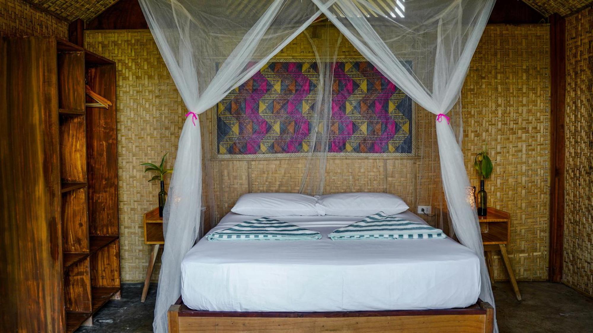 Eco Sanctuaries Nature Lodge Nacpan Beach, 爱妮岛 外观 照片