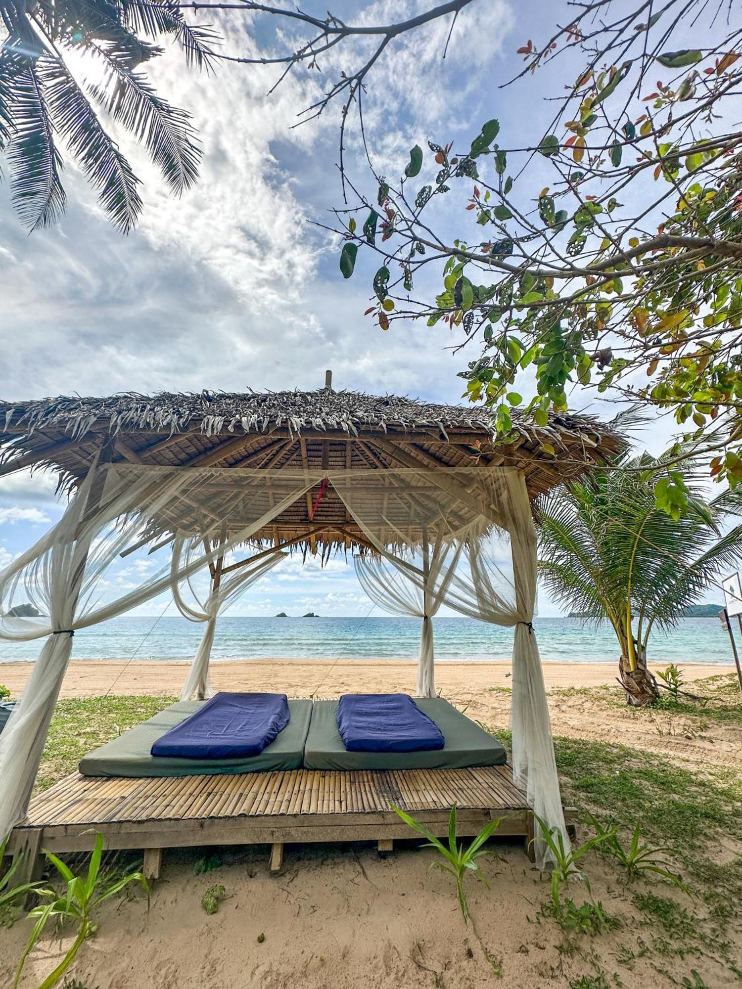 Eco Sanctuaries Nature Lodge Nacpan Beach, 爱妮岛 外观 照片