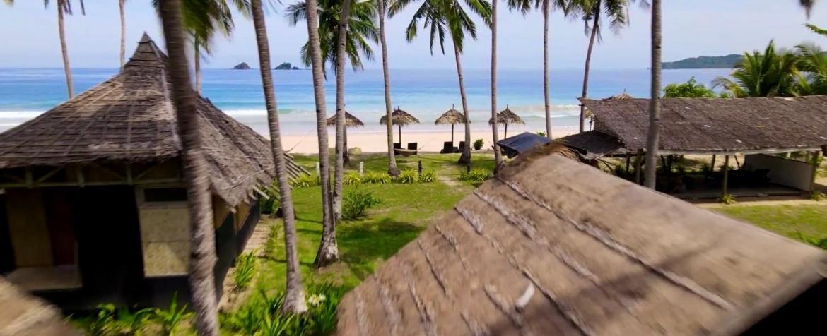 Eco Sanctuaries Nature Lodge Nacpan Beach, 爱妮岛 外观 照片