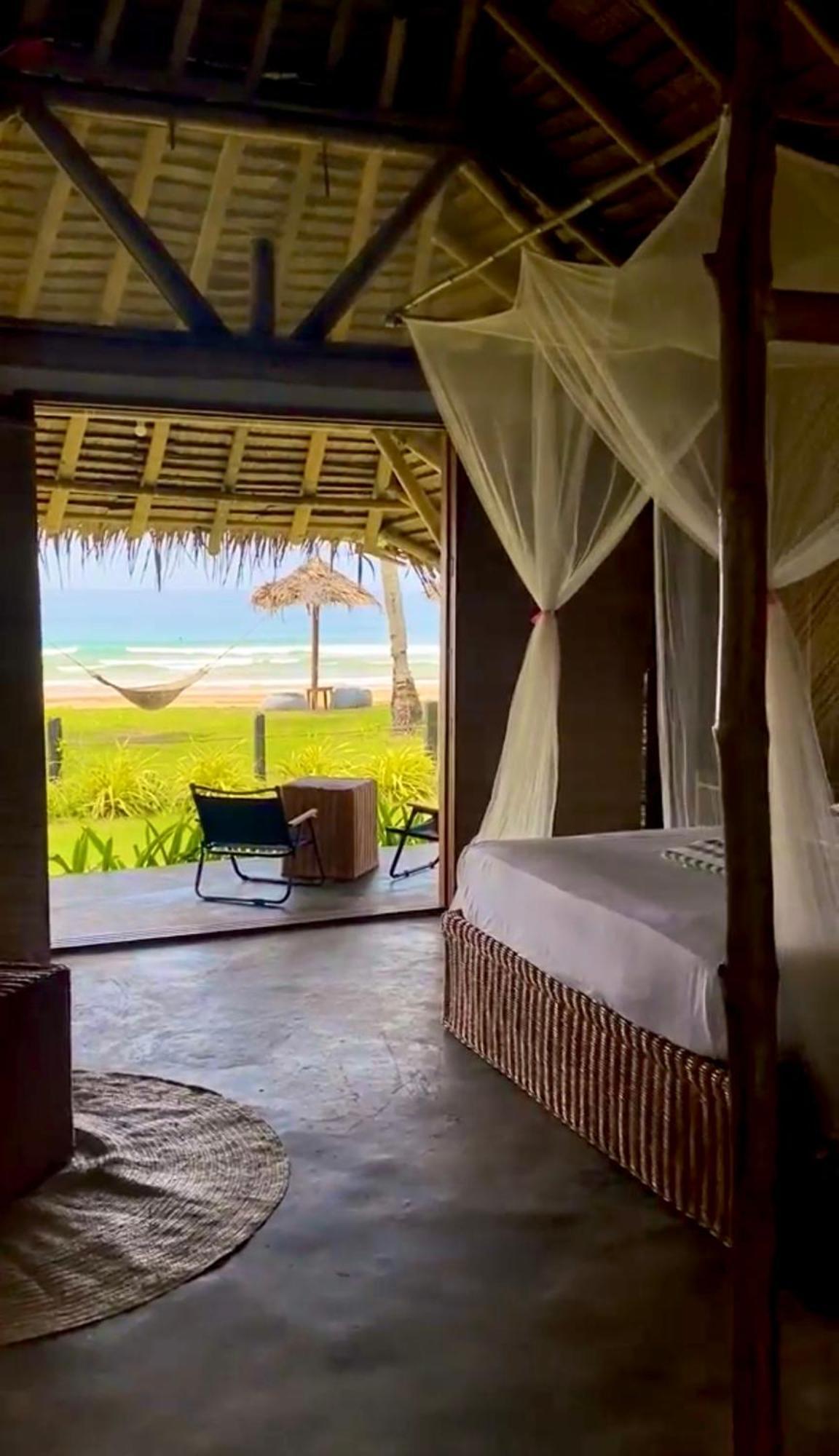 Eco Sanctuaries Nature Lodge Nacpan Beach, 爱妮岛 外观 照片