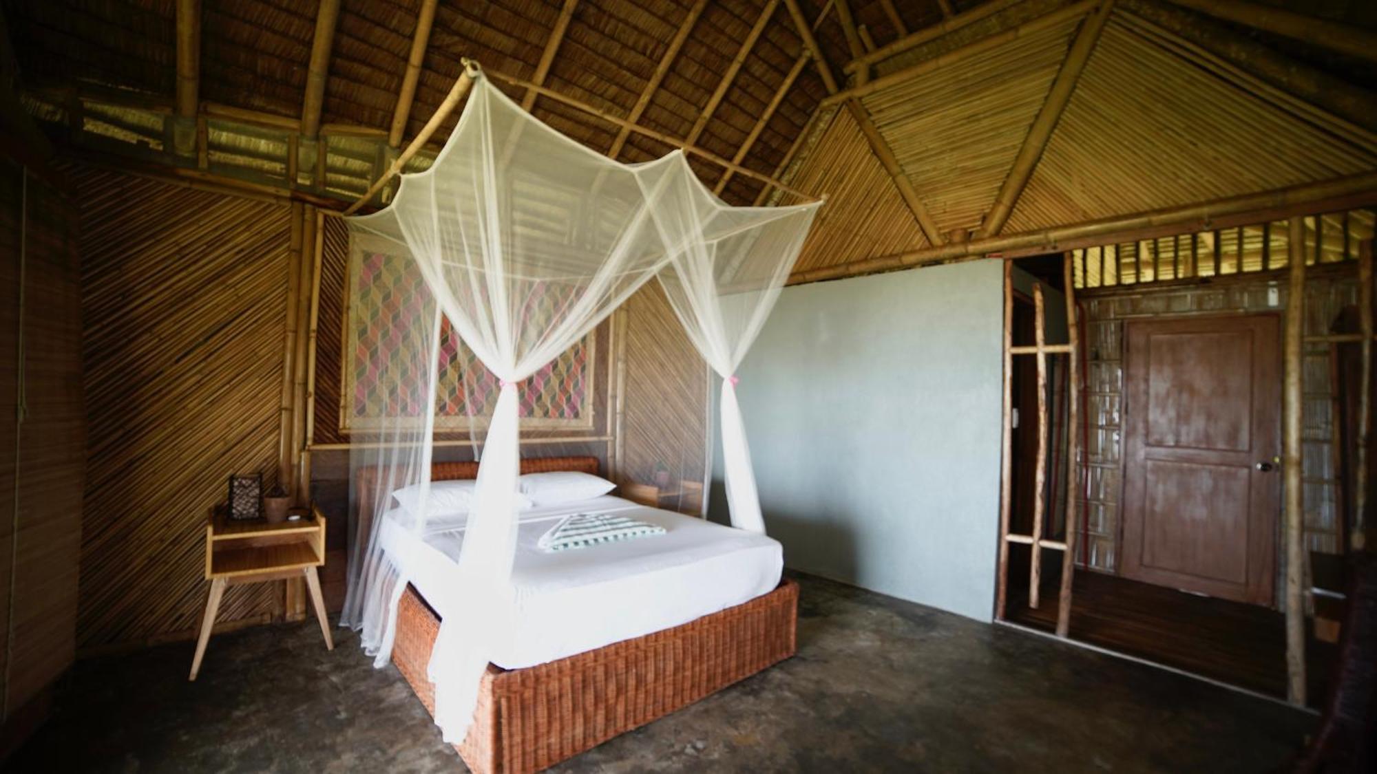Eco Sanctuaries Nature Lodge Nacpan Beach, 爱妮岛 外观 照片